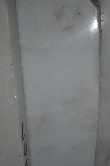 Stone Slab, 3 CM Thick, King White Polished, 115"x69"