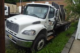 2014 Freightliner M2 106 Tri-Axle Flatbed Truck