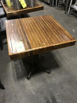 Wood Pedestal Tables