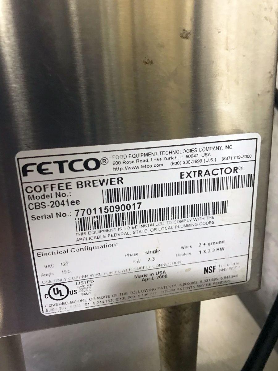 Fetco CBS-2041ee Coffee Brewer
