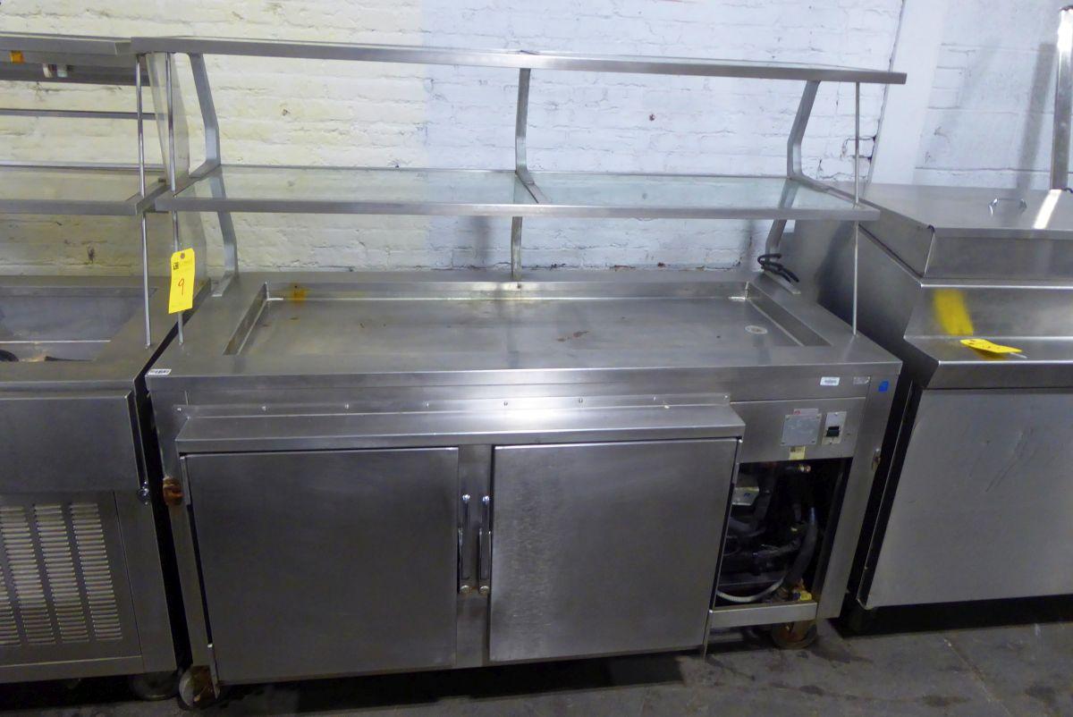 Buffet, 5' w/Cold Pan & Refrigerated Base