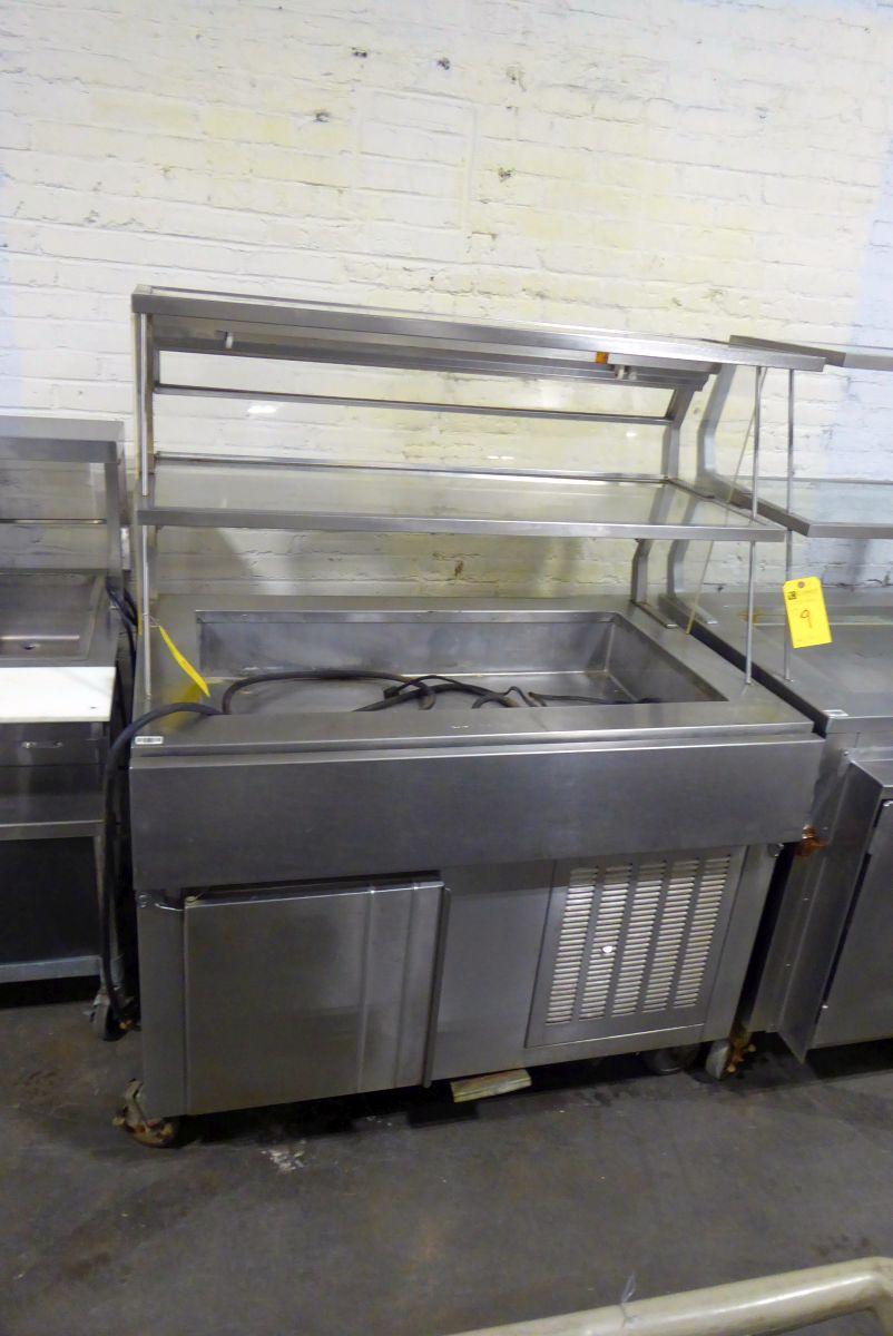 Buffet, 3' w/Cold Pan & Refrigerated Base