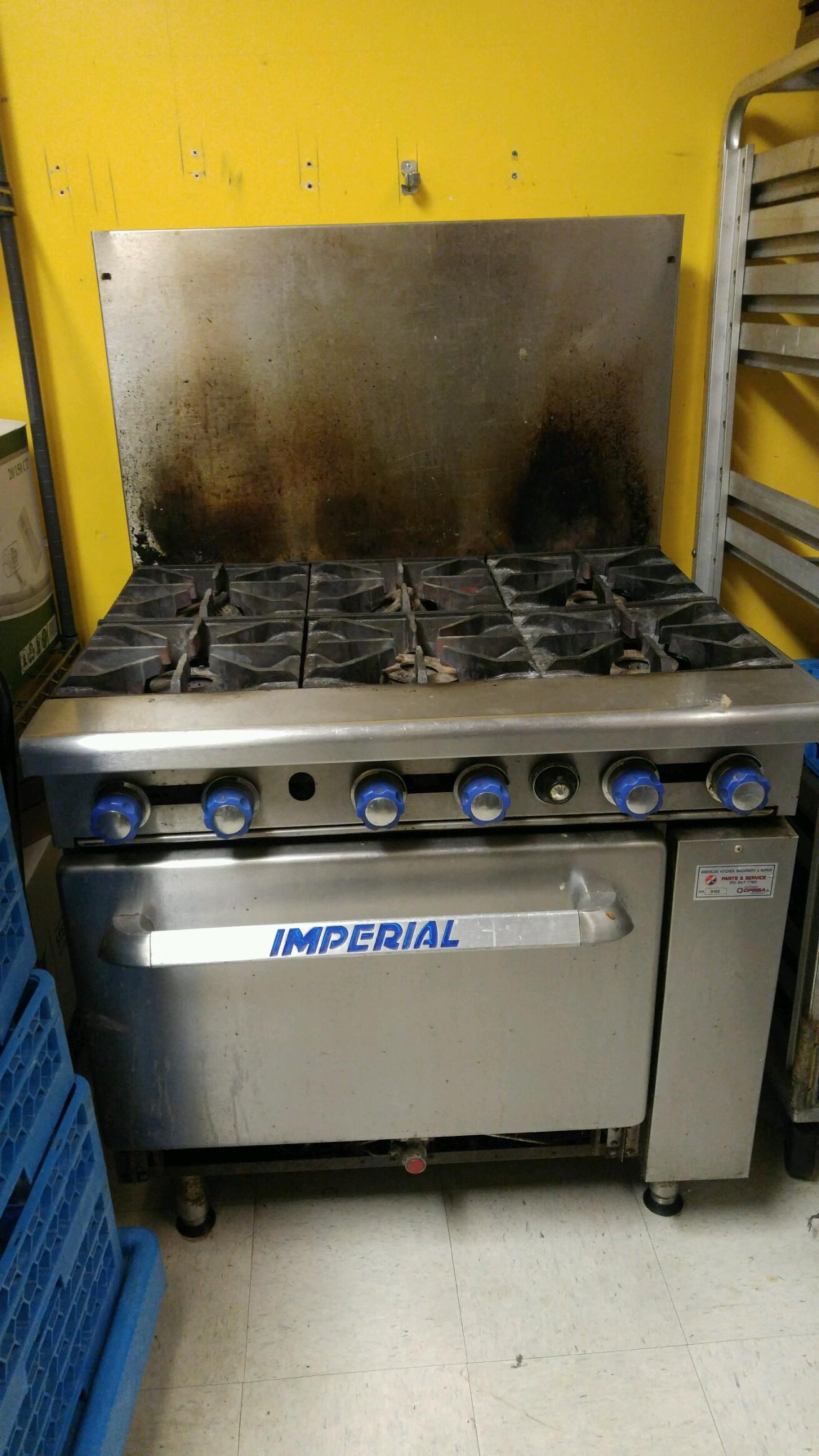 Imperial Range, 6 Open Burners