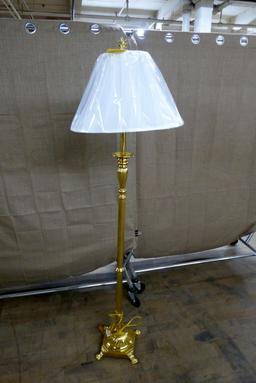 Baldwin Brass Solid Brass Floor Lamp w/Shade