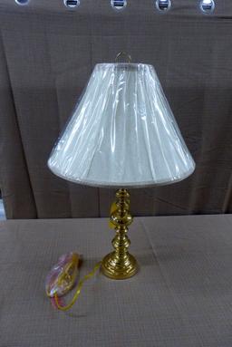 Baldwin Brass Solid Brass Table Lamp w/Shade