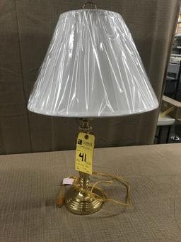 Baldwin Brass Solid Brass Table Lamp w/Shade