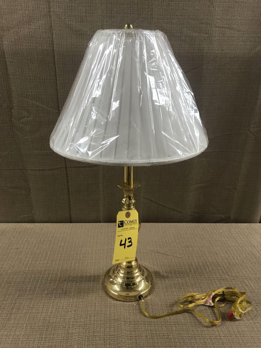 Baldwin Brass Solid Brass Table Lamp w/Shade