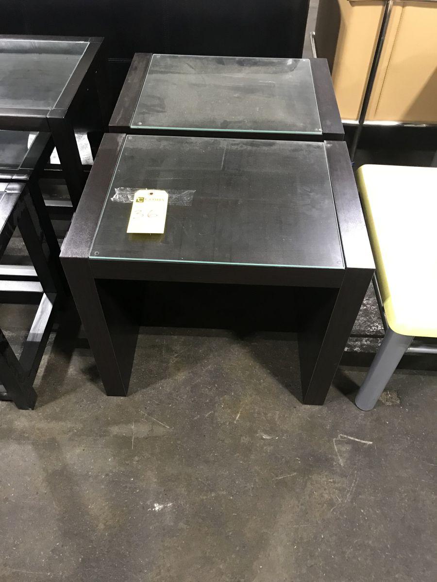 Glass Top End Tables