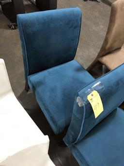 Upholstered Chair, Teal