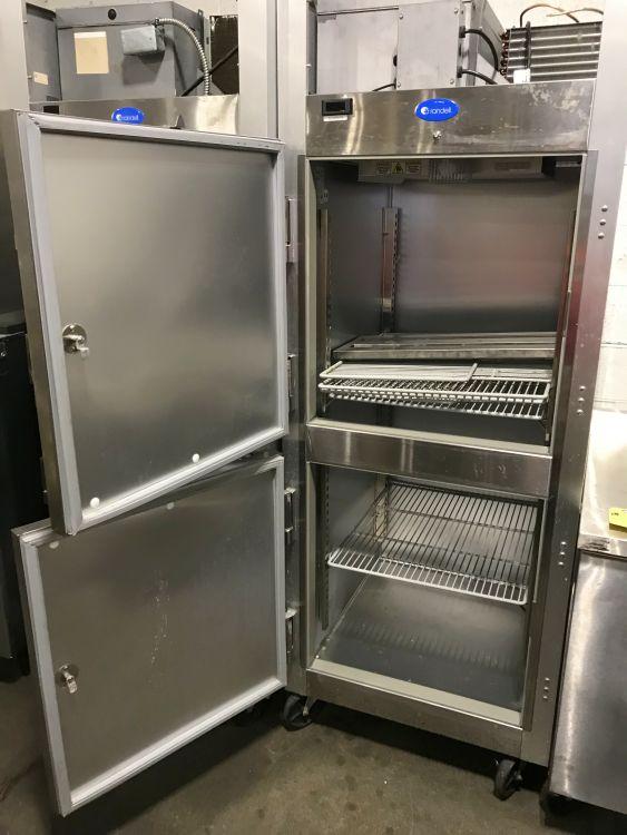 Randell Stainless Steel Double-Door Refrigerator