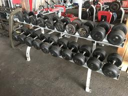 Dumbbell Rack w/Dumbbells