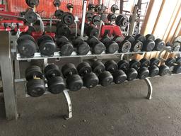 Dumbbell Rack w/Dumbbells