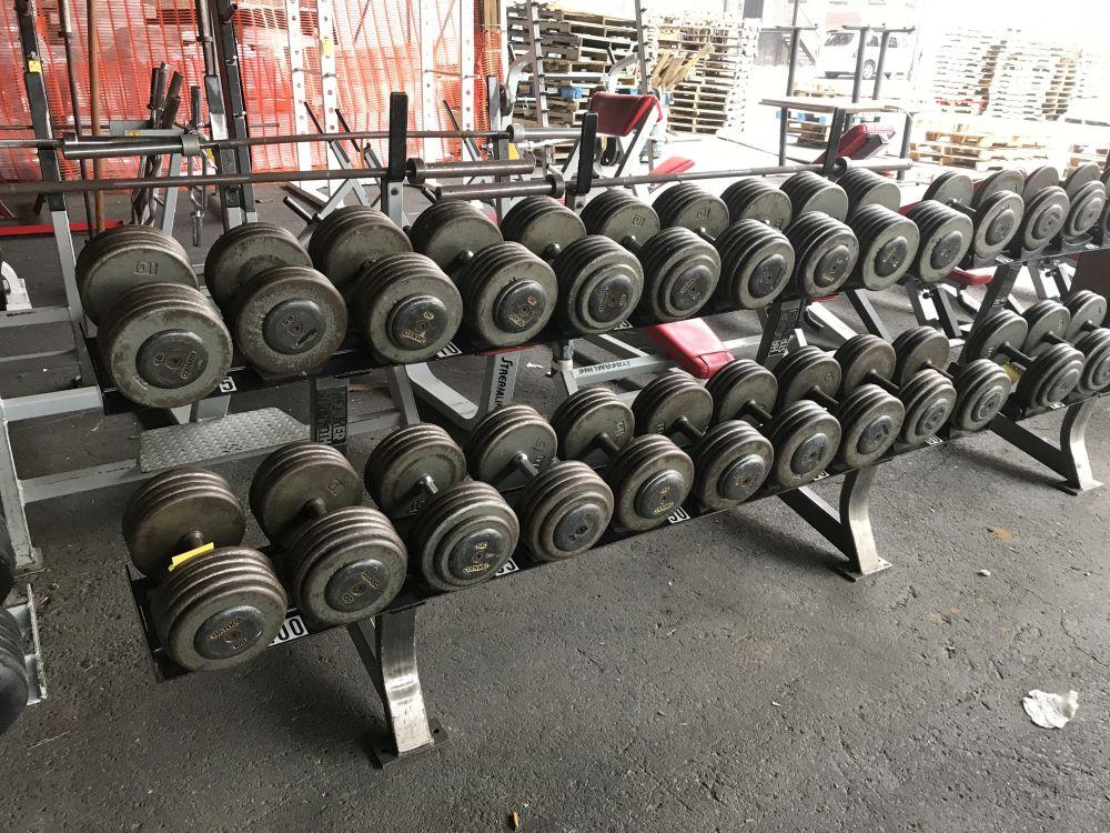 Dumbbell Rack w/ Dumbbells