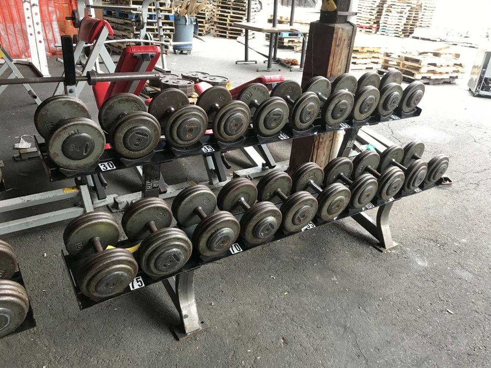 Dumbbell Rack w/Dumbbells