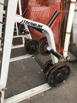 Streamline Squat Rack w/Barbell And Plates