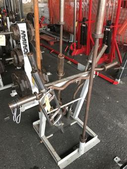 Streamline Barbell Rack w/Assorted Lifting Bars