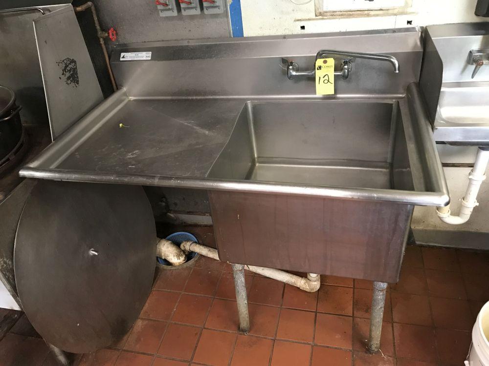 Stainless Steel Single Bay Sink