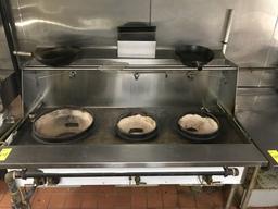 Chinese Triple Wok Range