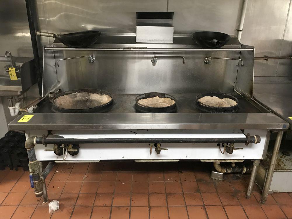 Chinese Triple Wok Range