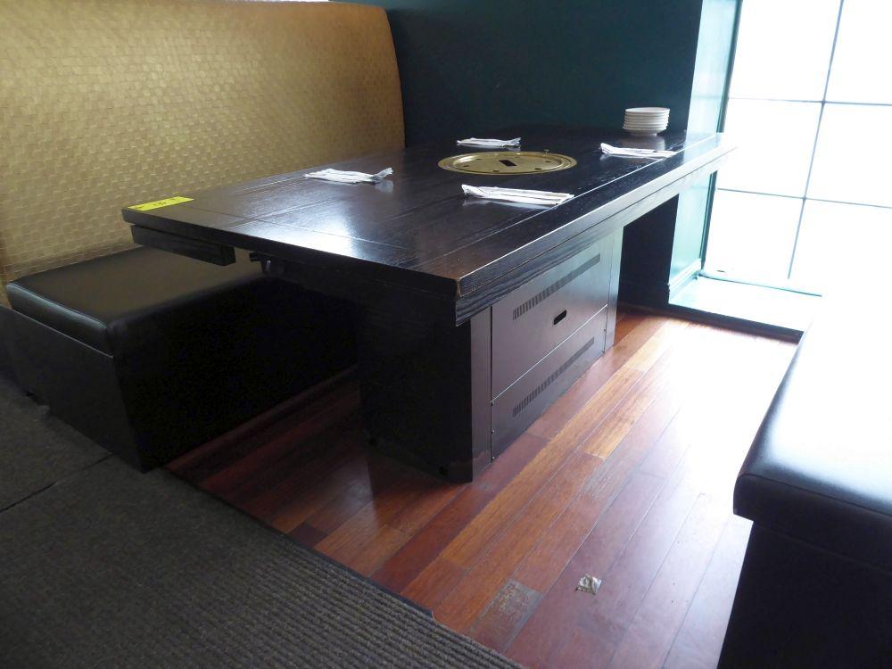 Wood Top Tables w/Gas Insert