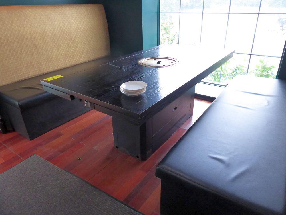 Wood Top Tables w/Gas Insert