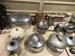 Antique Kitchenware, Lamps, Etc.