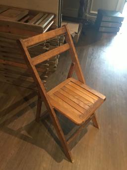 Wood Folding Chairs