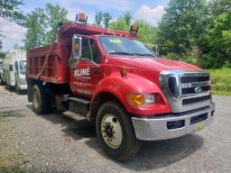 2011 Ford F-750 XLT Super Duty Single Axle Dump Truck