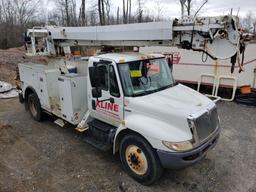 2008 International 4300 SBA Single Axle Digger Derrick Truck