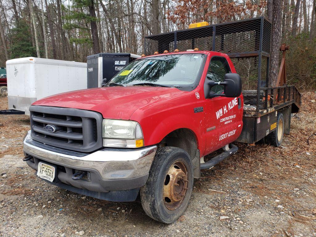 2004 Ford F-550 XL Super Duty Single Axle Reel Truck