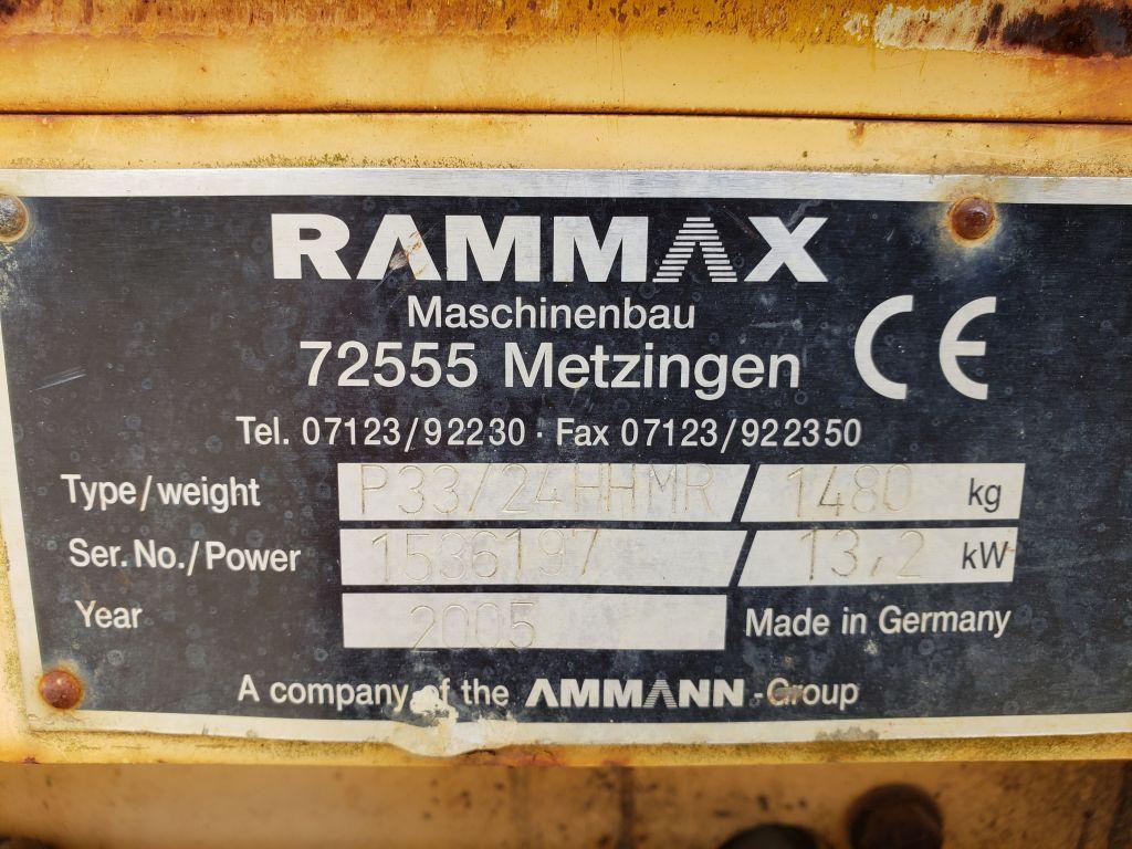 2005 Rammax P33/24HHMR Padfoot Roll Compactor