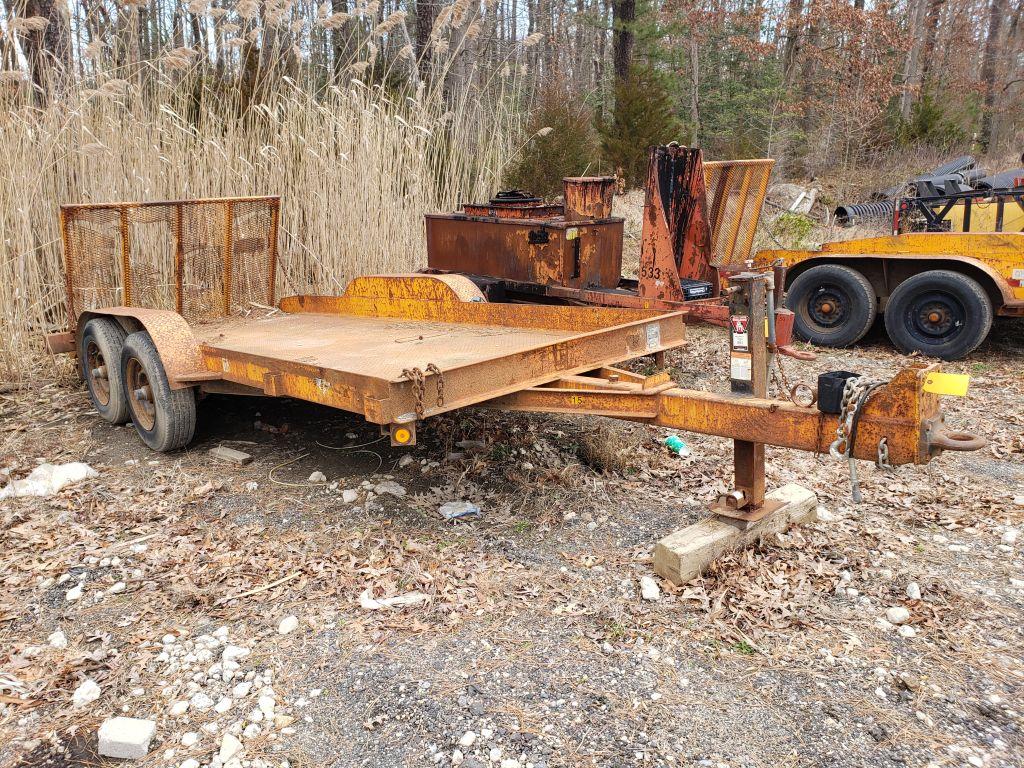 2005 Butler Tandem Axle Landscape Trailer