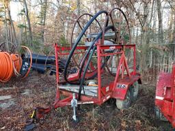 1987 Garco Tandem Axle Reel Trailer