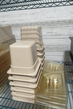 Cambro Plastic Inserts w/Lids