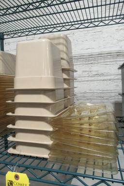 Cambro Plastic Inserts w/Lids