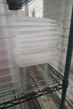 Cambro Plastic Inserts w/Lids