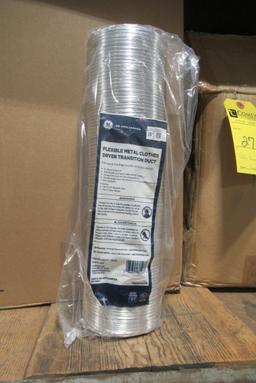 Flexible Metal Dryer Transition Duct, 8'  (2 Boxes)  (36 Each)