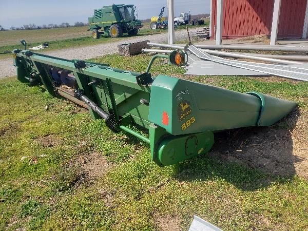 1999 John Deere 893 8-Row Narrow Corn Head, s/n H00893X675xxx