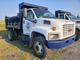 2008 GMC C7500 Single Axle Dump Truck, Regular Cab, Diesel, Automatic Transmission