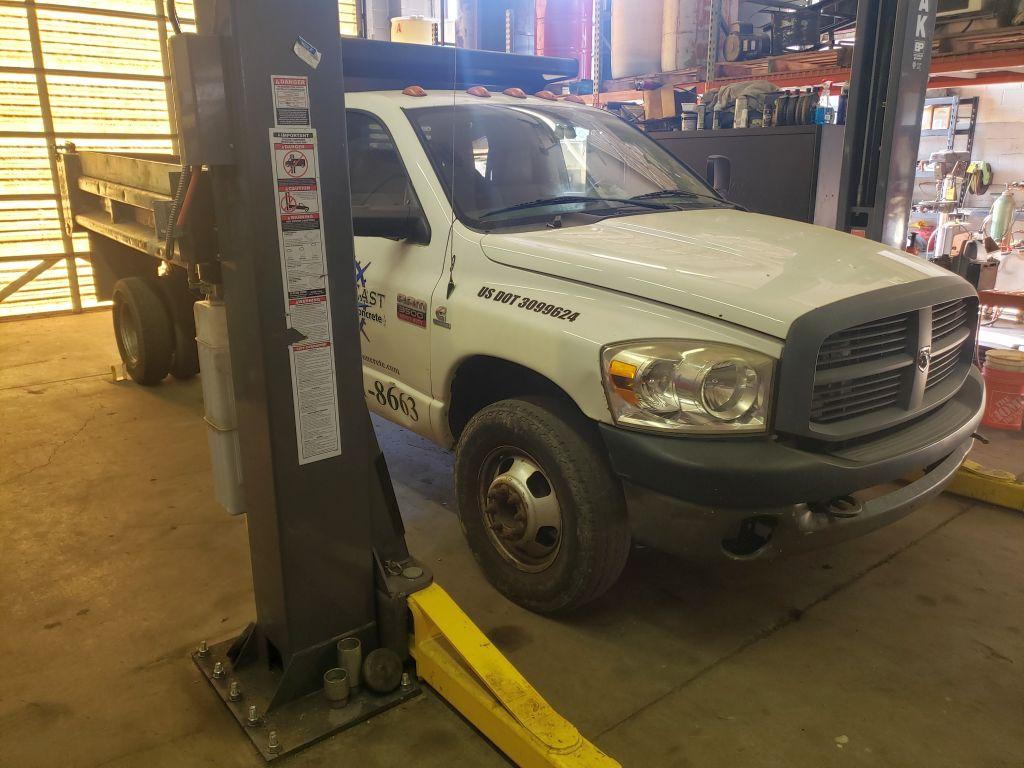 2010 Dodge Ram 3500 Heavy Duty Single Axle Mason Dump Truck, Regular Cab