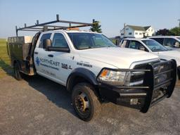 2016 Dodge Ram 4500 Heavy Duty Crew Cab Utility Truck, Cummins Turbo Diese