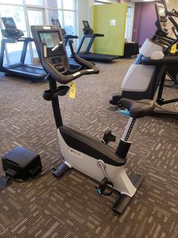 Precor Upright Bike w/Precor P82 Digital Display, s/n AE25I17180020