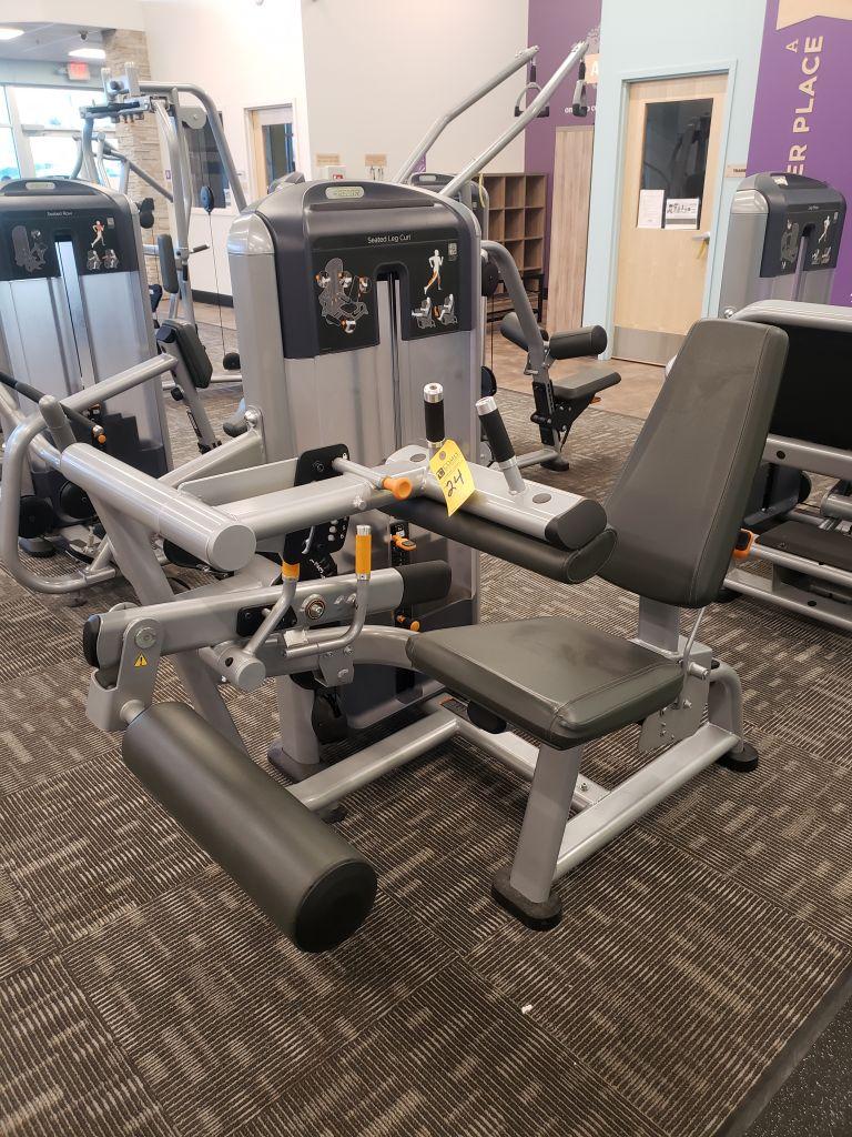 Precor Seated Leg Curl, Selectorized, m/n Discovery, s/n BA76J30180001