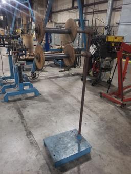 NWS Spooling Line #2 With Roller Aligner, Straightener Roll Stand
