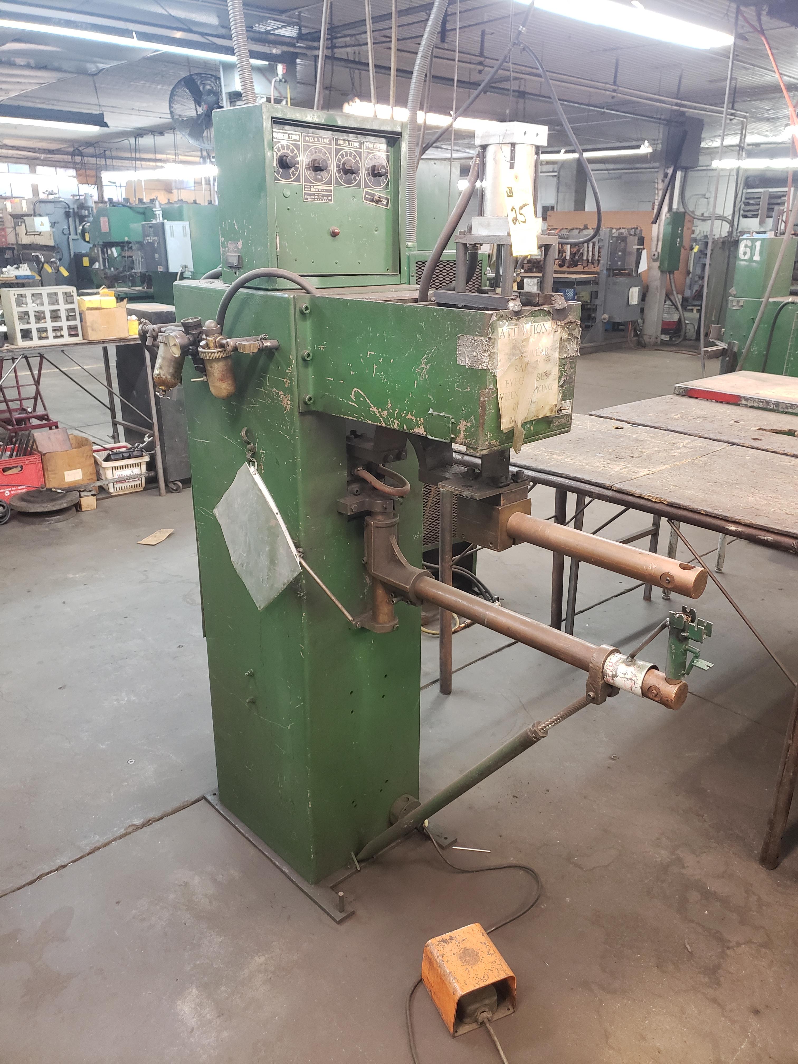 Sterling Spot Welder, m/n 32B, s/n 1029