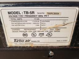 Turbo Air 60" Refrigerated Bakery Case, m/n TB-5R, s/n TB5RCB004