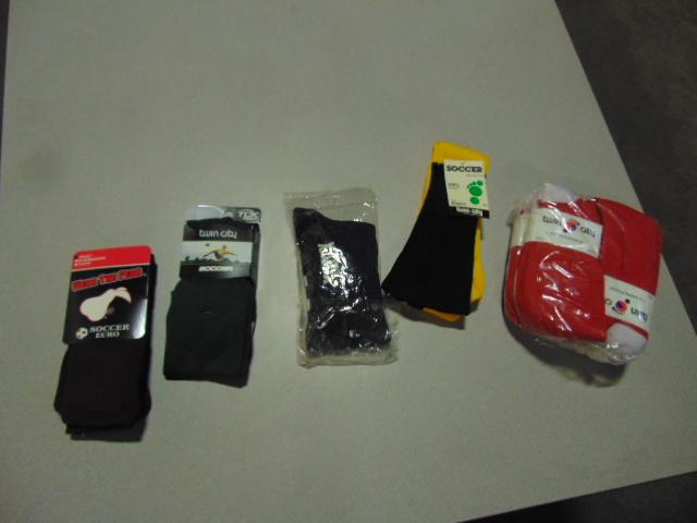 Soccer Socks, Asst. Sizes  (37 Pairs)