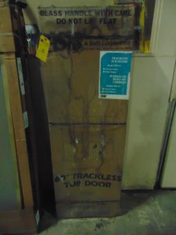 Trackless Tub doors, 60" (Set)