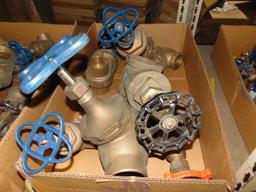 Brass Gate Valves, Asst. 3" - 2 1/2" - 1" (7 Each)