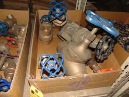 Brass Gate Valves, Asst. 3" - 2 1/2" - 1" (7 Each)